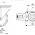 Kolo otočné 125mm, pryžový běhoun s brzdou Kolo otočné 125mm, pryžový běhoun s brzdou
